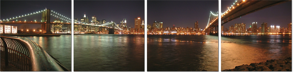 New York City at Night - California Wall Art
 - 1