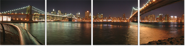 New York City at Night - California Wall Art
 - 1