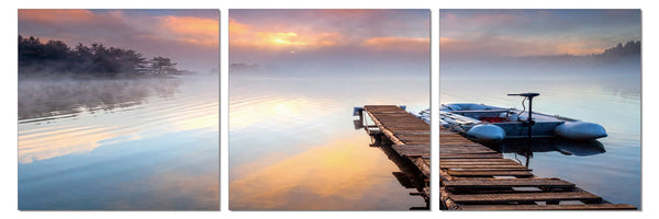 Boat and Lake - California Wall Art
 - 1